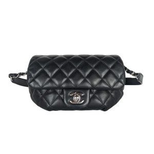 chanel fanny pack white